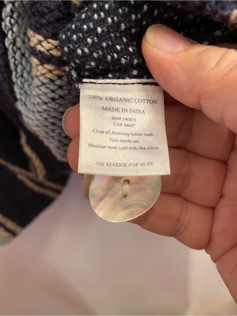 Faherty Dockside Organic Cotton Cardigan - Picture 11 of 12